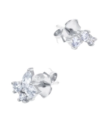 Shining CZ Crystal Silver Stud Earring STS-5992